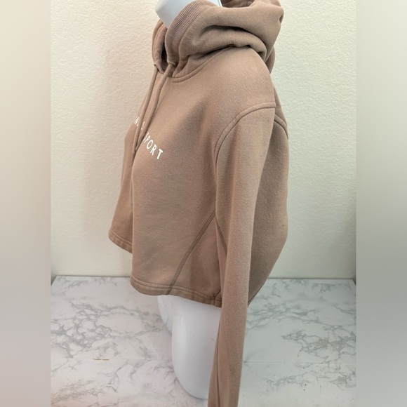 WOMENS Pink Soda Sport Cropped Pullover Hoodie Sweater Womens S Long Sleeve​​ - Picture 3 of 6